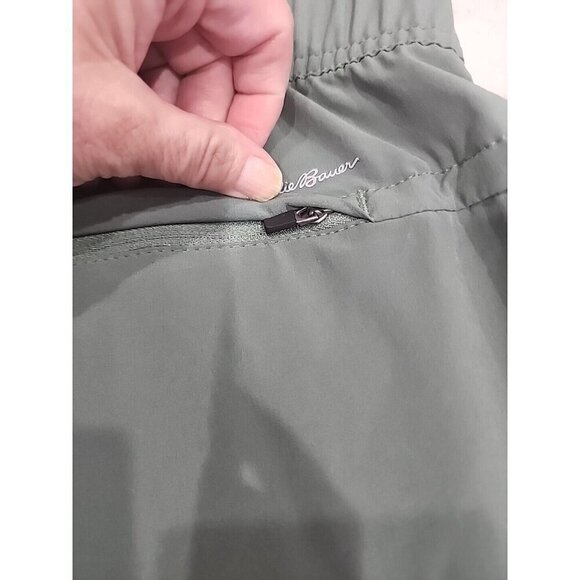 Eddie Bauer Pants Traveler Ankle Lightweight Stretch Green UPF50+ Women's Large - Picture 4 of 8